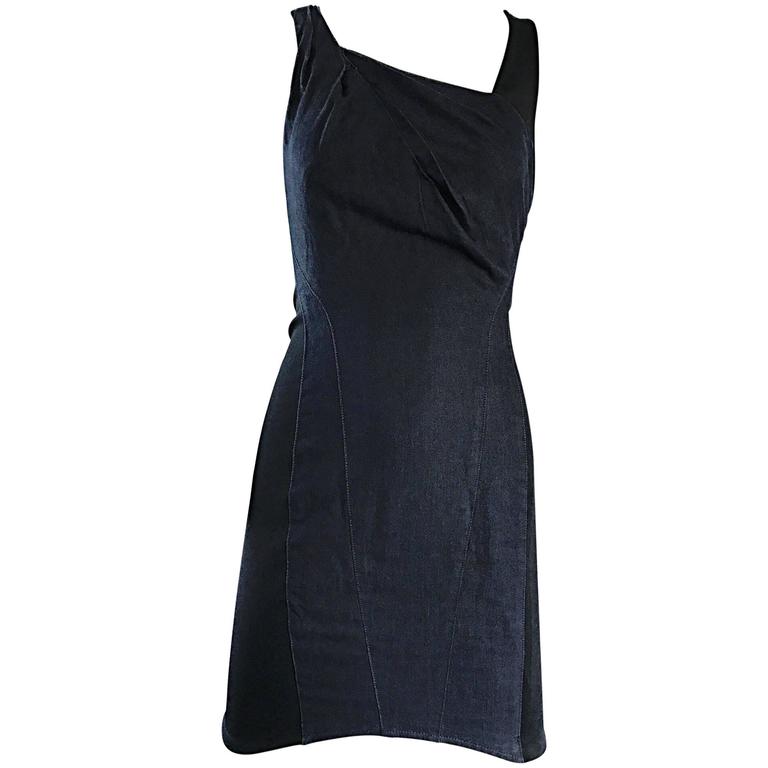 helmut lang black dress