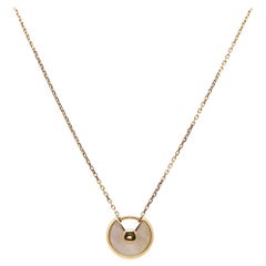 Cartier Amulette De Cartier Diamond 18k Yellow Gold XS Model Necklace