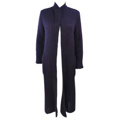 MISSONI Purple Wool Knit Full Length Sweater Size Medium 5
