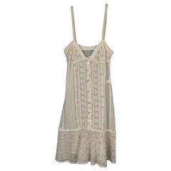 Dior Cotton Veil Babydoll Dress