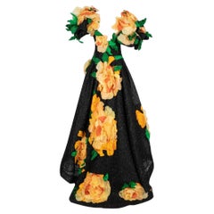 Vintage Pierre Balmain Maxi Dress Haute Couture