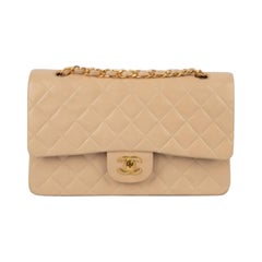 Vintage Chanel Quilted Beige Leather Timeless Bag, 1994/1996