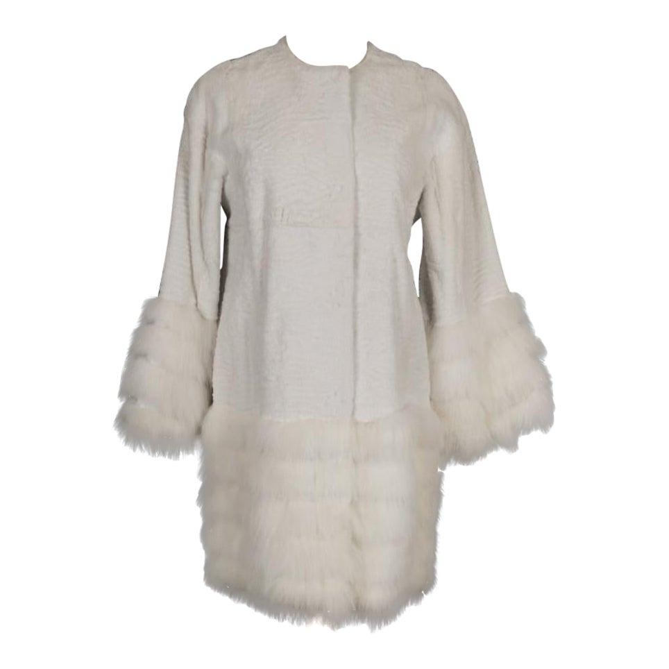 Stephen Long Breitschwanz Fur Coat For Sale