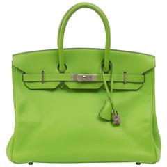 Hermes Birkin Apple Green 35cm 2003