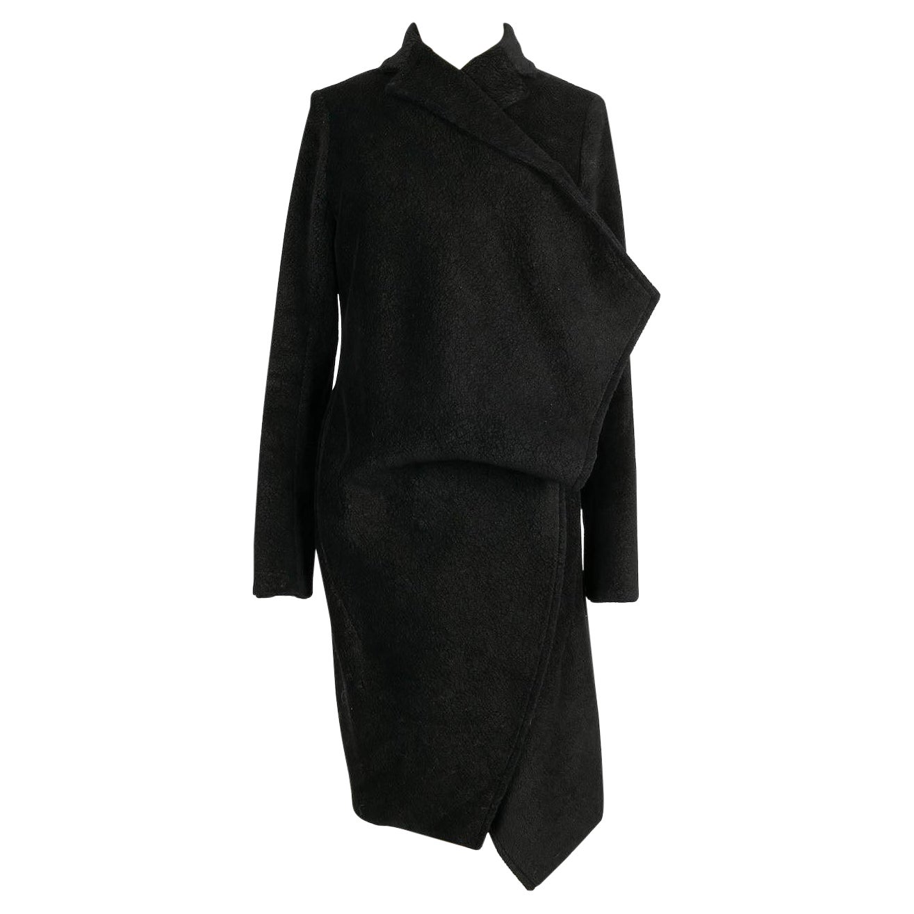 Peachoo + Krejberg Cappotto nero di cotone