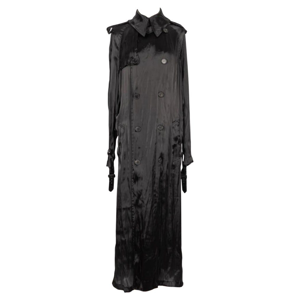 Jean-Paul Gaultier Black Trench Coat For Sale