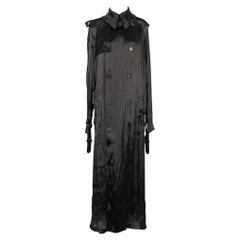 Jean-Paul Gaultier Black Trench Coat
