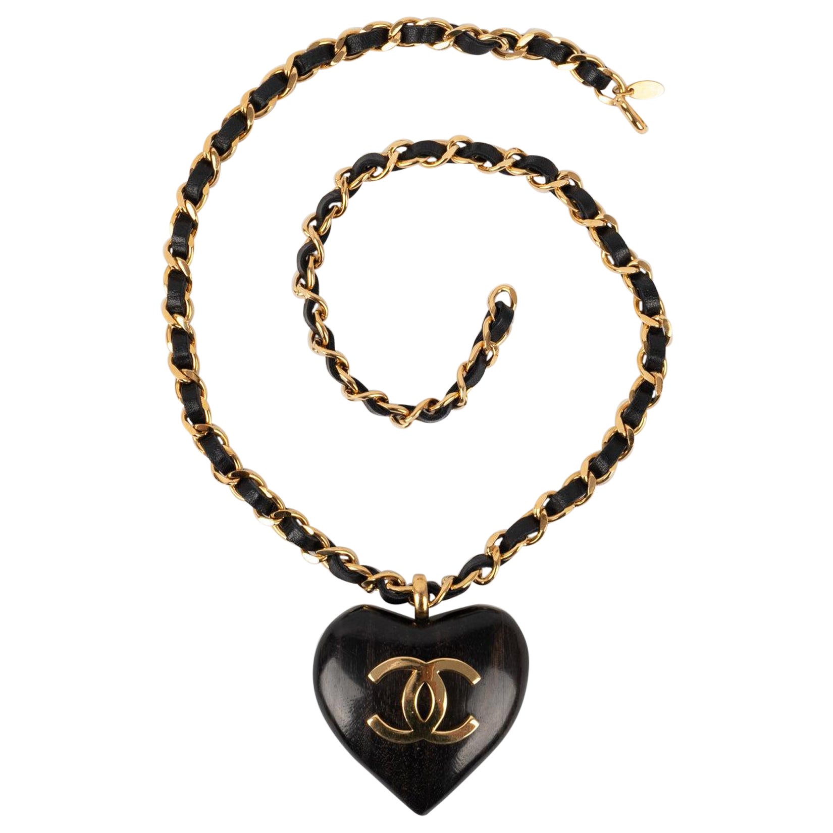 Chanel "Heart" Necklace, 1992  For Sale