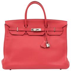 Hermes Birkin 40cm bougainvillier Bag