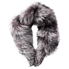Fox Stole in Silver