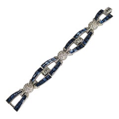  Marcel Boucher Art Deco Baguette-Gliederarmband