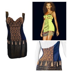 Plein Sud Tassel Fringe Tassel 1990 S/S Les Gitans Runway Faycal Amor Dress