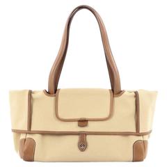 Hermes Passe-Passe Bag Toile and Leather 35