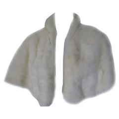 soft mink fur cape