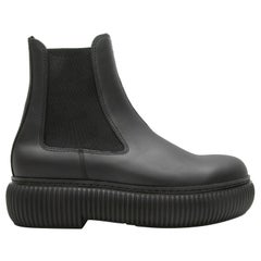 Black Lanvin Arpege Ankle Boots Size 38