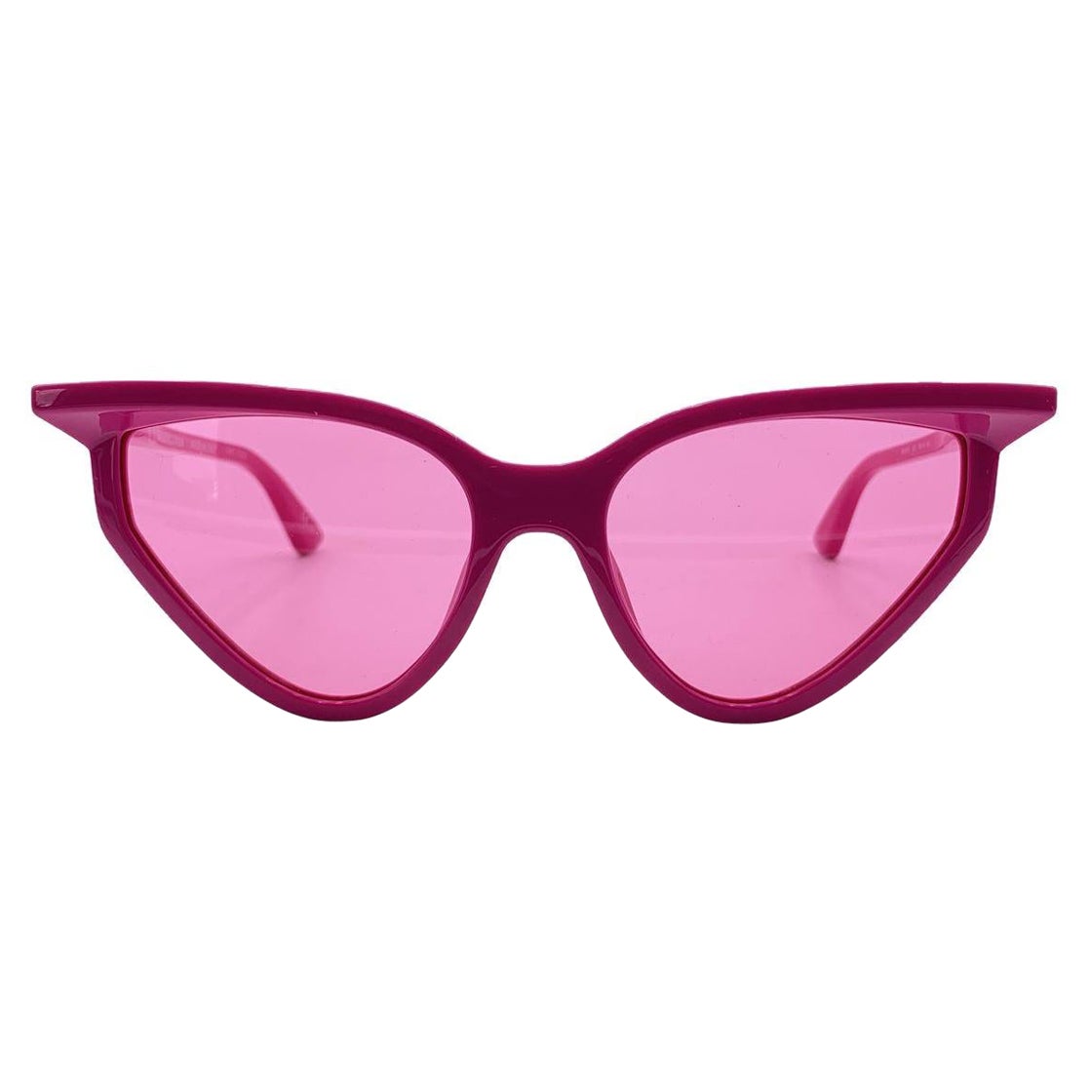 Balenciaga Pink Fuchsia Cat Eye Sunglasses BB0101S 56/19 140mm
