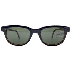 Giorgio Armani Vintage Black Brown Sunglasses 376-S 227 140 mm