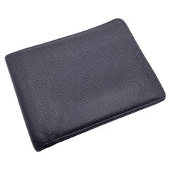 Louis Vuitton Black Taiga Leather Multiple Bifold Wallet