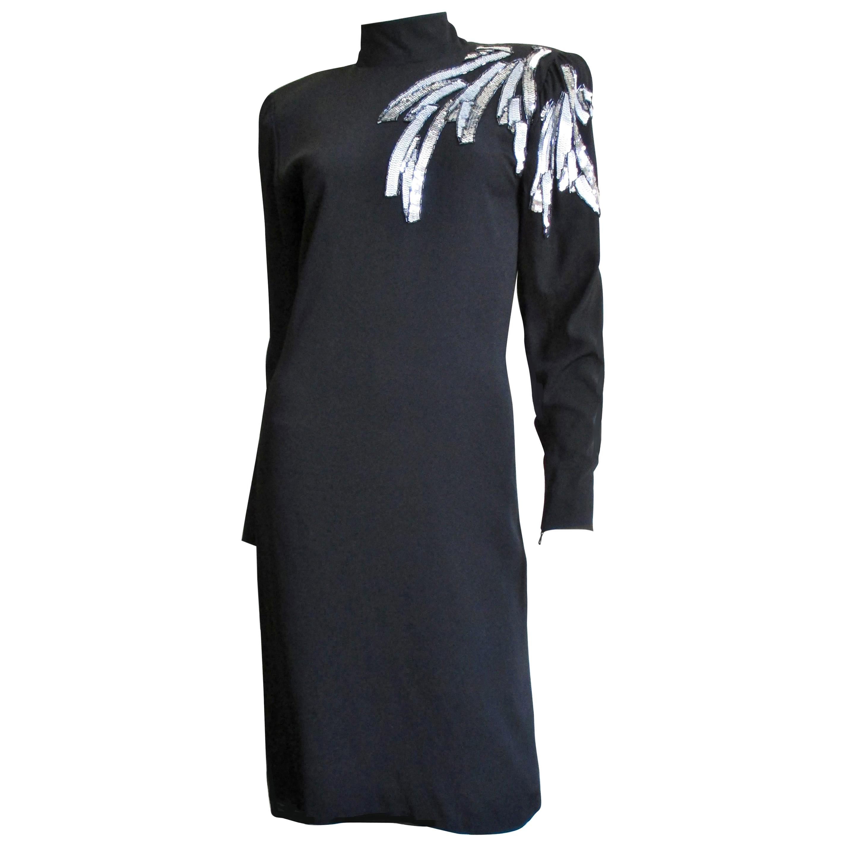 Ted Lapidus Haute Couture Dress 1980s