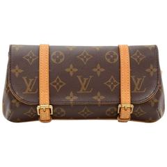 Retro Louis Vuitton Marelle Bum Monogram Canvas Waist Pochette Bag