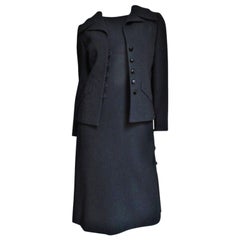 Christian Dior 1950er Jahre Kleid und Jacke 