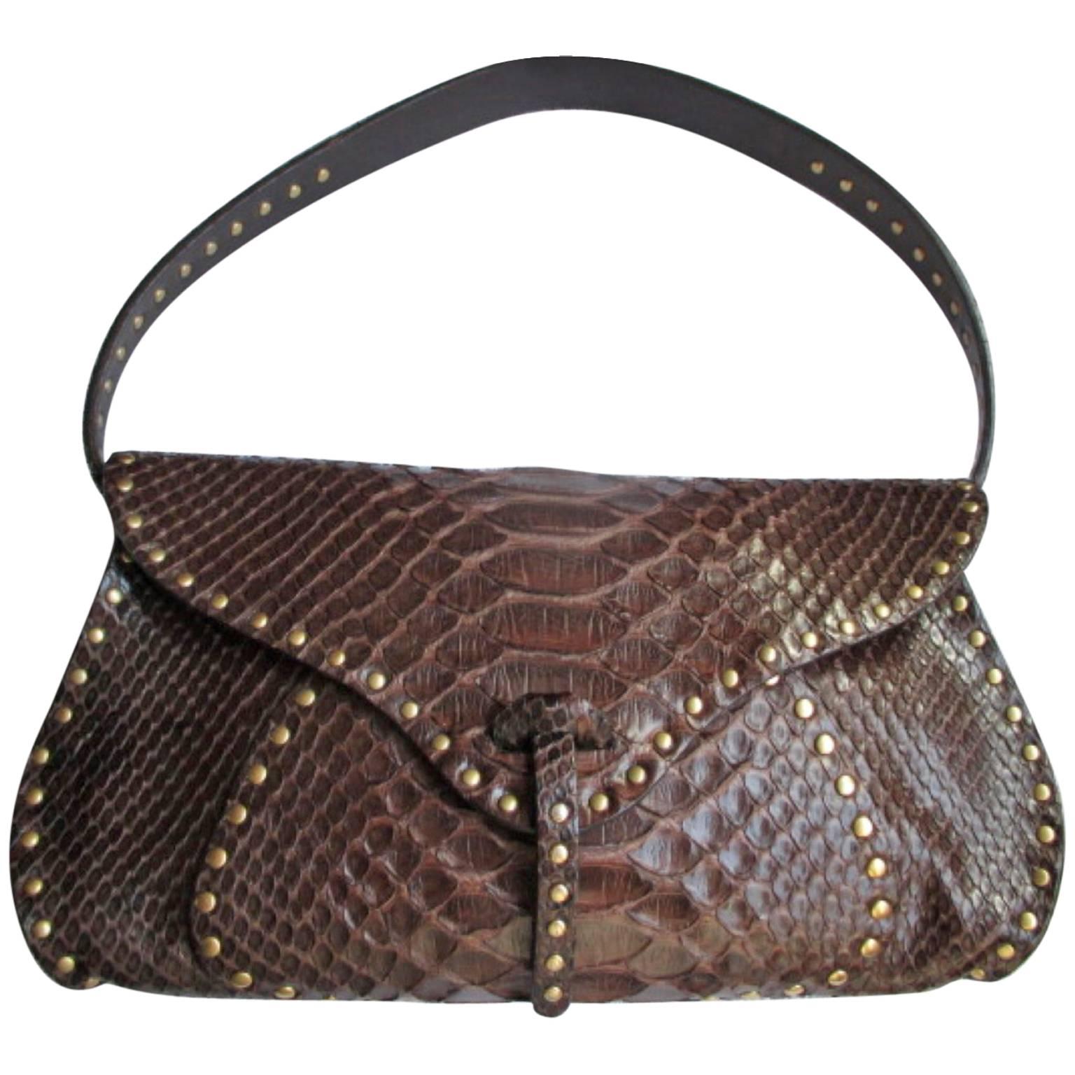 Celine little brown leather shoulderbag
