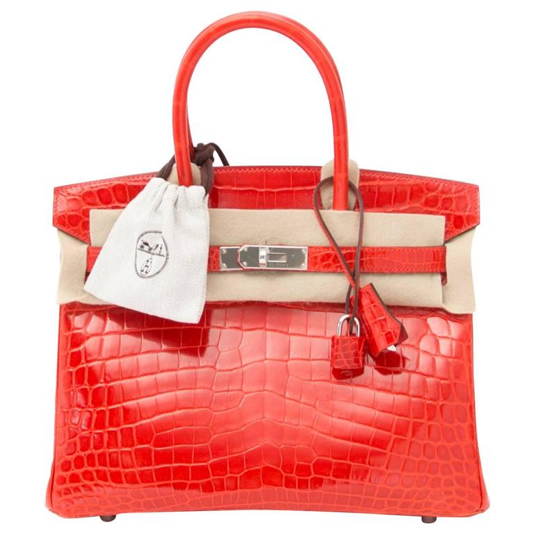 Jane's bag of the day: Kelly 28cm niloticus crocodile is a