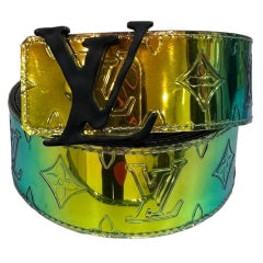 Cintura Louis Vuitton Initiales Mirror Multicolor A.E.L.