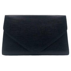 Borsa A Mano Louis Vuitton Pochette Epi Art Deco Nero