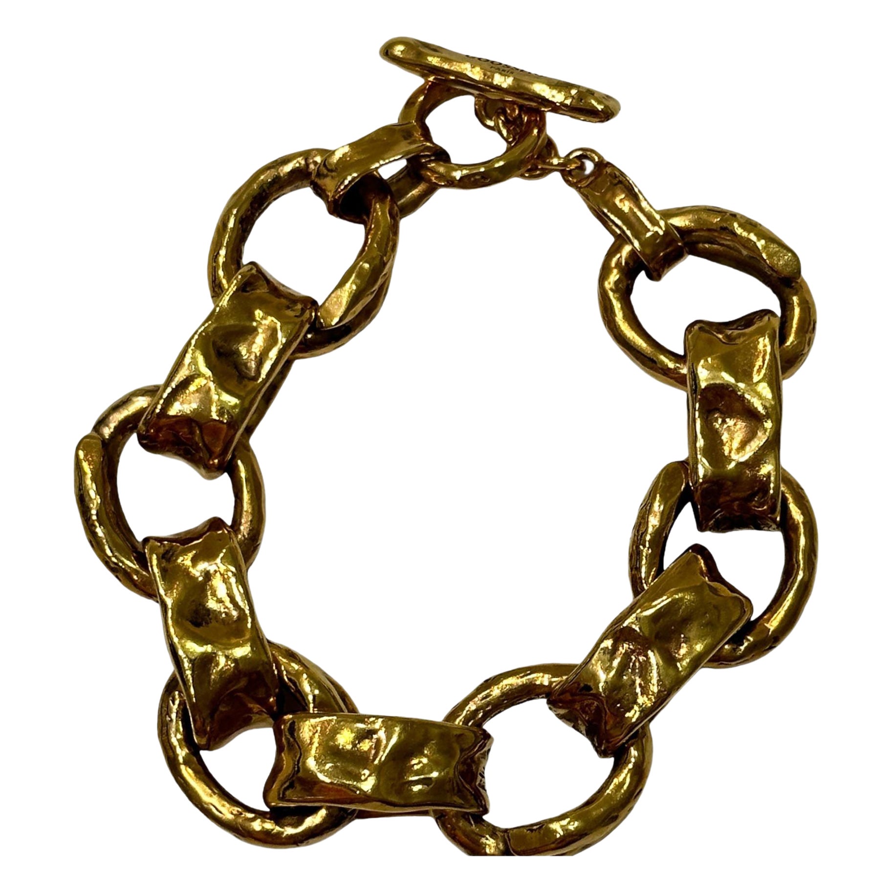Goossens -Paris Lutece Link Bracelet  For Sale