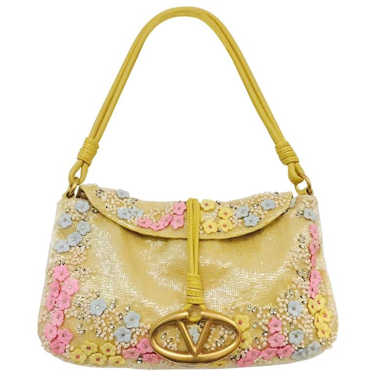 valentino embroidered bag