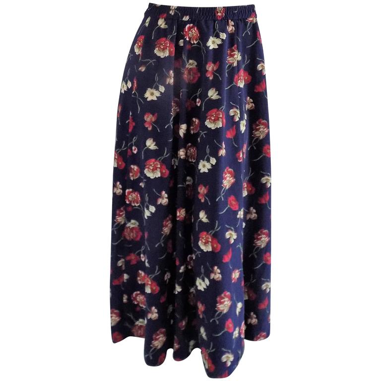 Rafaella Blu long skirt For Sale at 1stdibs
