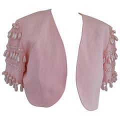 Light Pink Jacket With Pearls 12