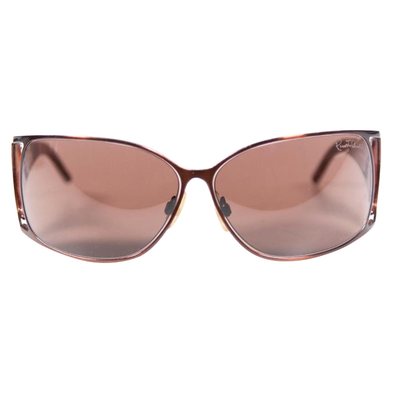 Roberto Cavalli Brown Armonia 239S Sunglasses For Sale