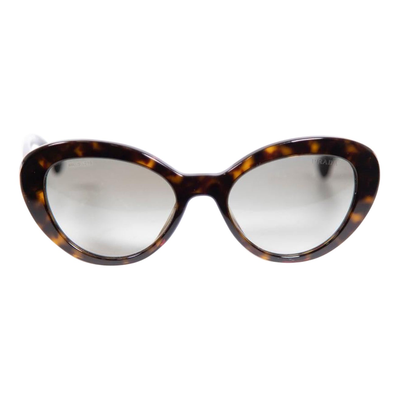 Prada Brown SPR15Q Tortoiseshell Cat Eye Sunglasses