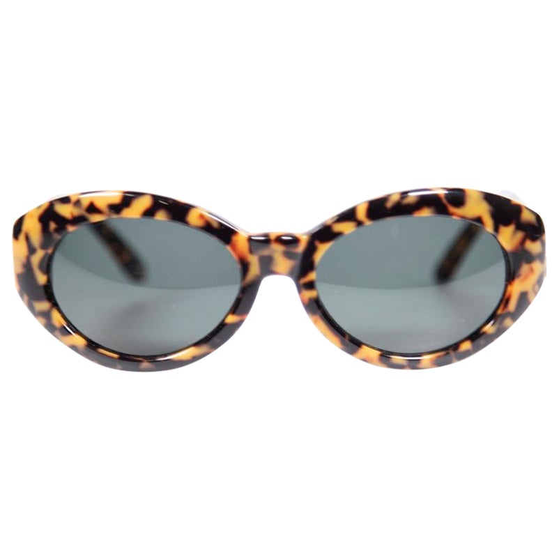 Versace Gianni Versace Brown Studded Medusa Sunglasses For Sale