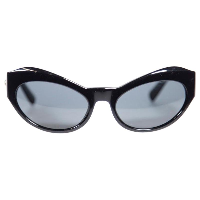 Versace Black MOD4356 Studded Medusa Sunglasses For Sale