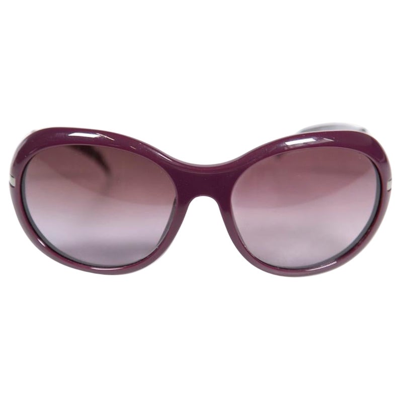 Chanel Purple C1068/3L CC Shooting Star Sunglasses For Sale