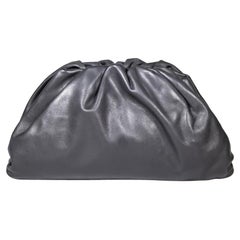 Used Bottega Veneta Black Leather Pouch Bag