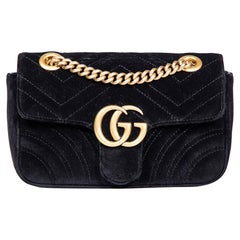 Gucci Marmont Loved Velvet Bag - For Sale on 1stDibs | gucci fuchsia bag