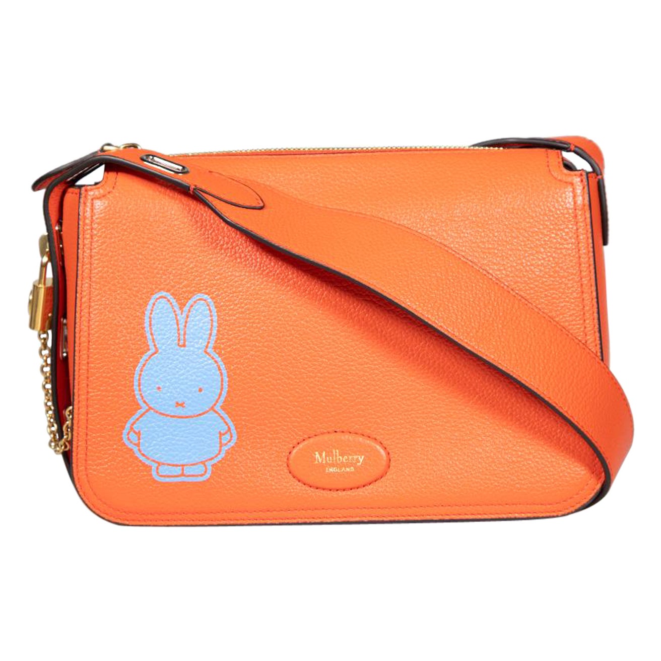 Mulberry Mulberry x Miffy Orange Leather Billie Crossbody Bag