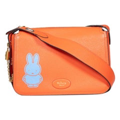 Used Mulberry Mulberry x Miffy Orange Leather Billie Crossbody Bag