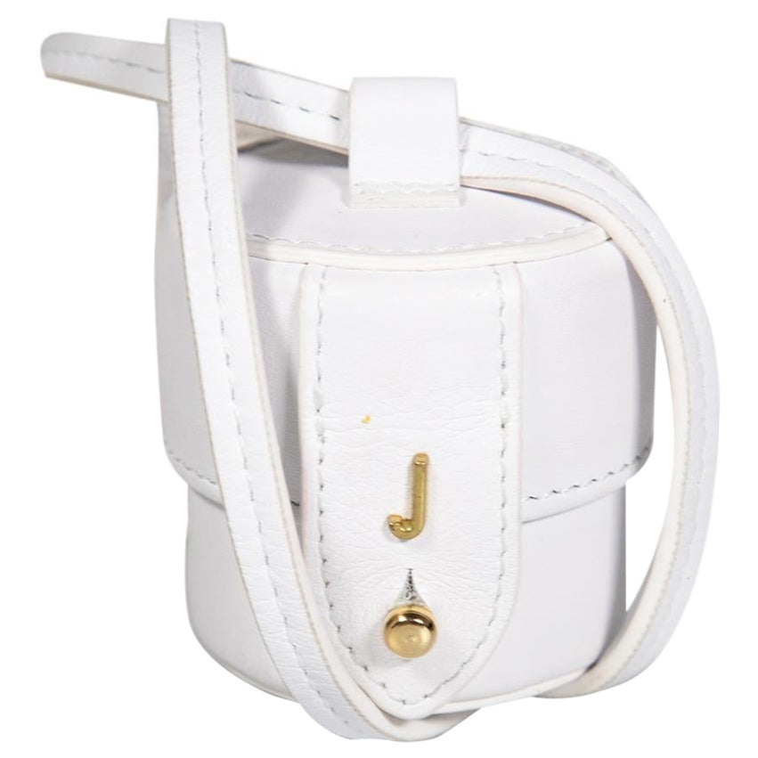 Jacquemus White Le Vanity Micro Crossbody Bag For Sale