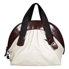 Sac à main Marni en cuir beige