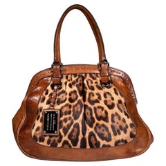 Used Dolce & Gabbana Miss Romantique Leopard Pony Hair Shoulder Bag