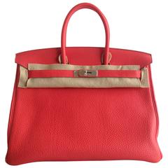  Hermes Birkin 35 Togo Leather with Palladium Hardware