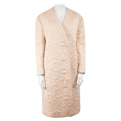 Manteau brodé de papillons roses Alexander McQueen, taille S