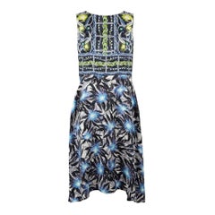 Peter Pilotto, robe midi sans manches à imprimé abstrait, taille XXXL