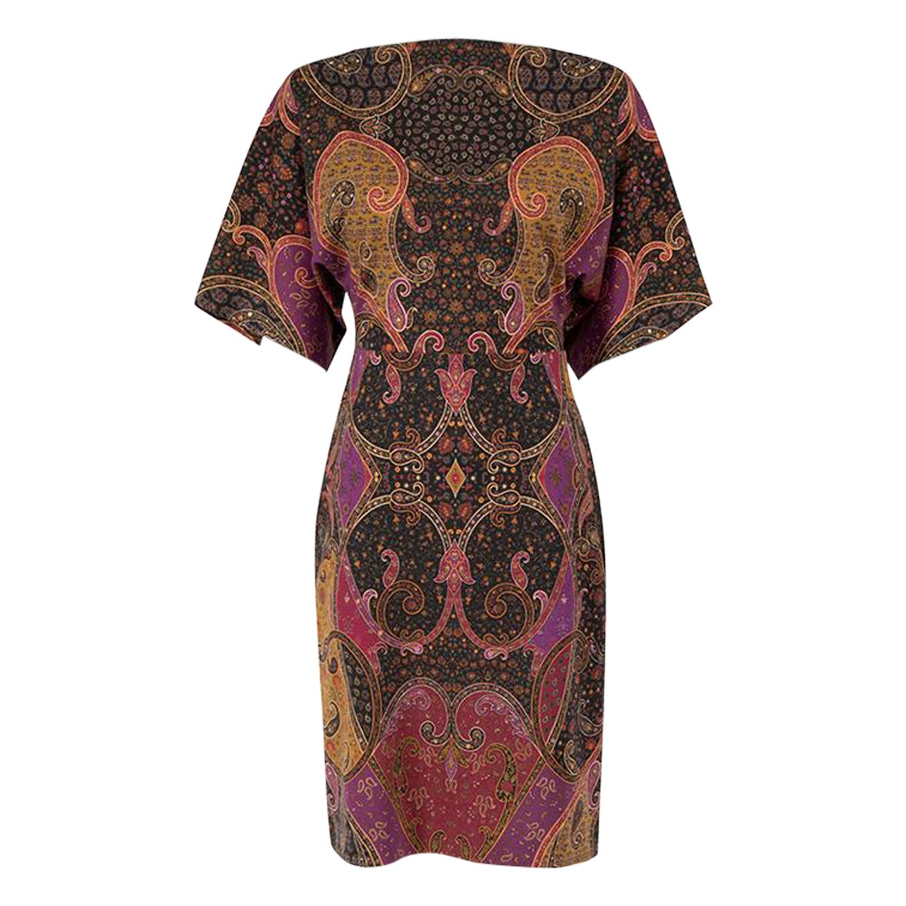 Etro Patterned Knee-Length Dress Size S For Sale