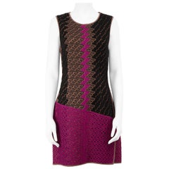Missoni Sleeveless Lace Overlay Shift Mini Dress Size L